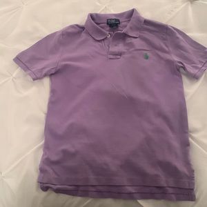 Polo Shirt Boys size 10-12 purple